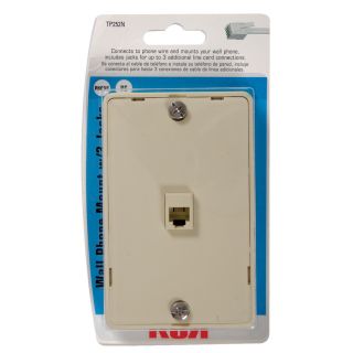 RCA 1 Gang Wall Plate