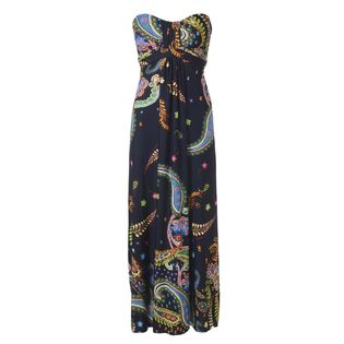 AX Paris   Women’s Strapless Paisley Dress   Online Exclusive