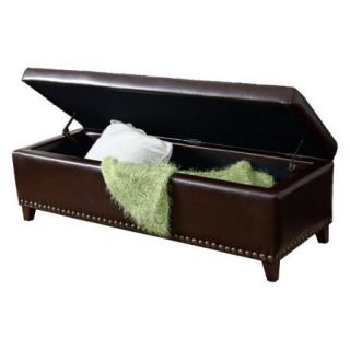 Braswell Bench Ottoman   Brown