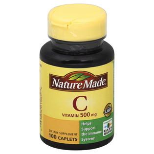Nature Made  Vitamin C, 500 mg, Caplets, 100 caplets