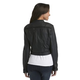 Route 66   Womens Faux Leather Jacket