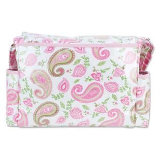 Trend Lab Baby Paisley Park Diaper Bag with Bottle, T