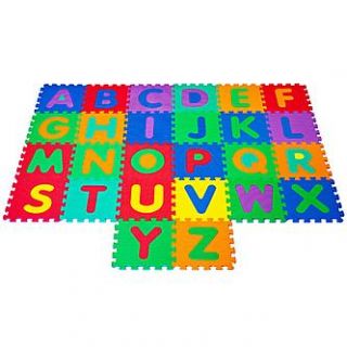 Trademark Foam Floor Alphabet Puzzles Mat For Kids   Baby   Baby Gear