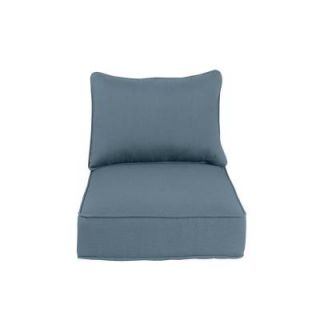 Brown Jordan Greystone Replacement Outdoor Dining Chair Cushion in Denim MT005 DC6