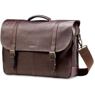Samsonite 45798 1139 Carrying Case (Briefcase) for 15.6" Notebook   Brown   Leather   Shoulder Strap, Handle