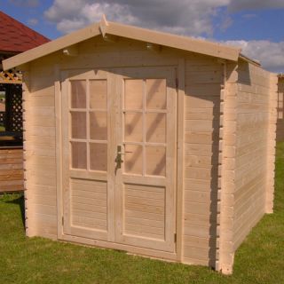 SolidBuild Moderna 9.5ft. W x 9.5ft. D Solid Wood Garden Shed