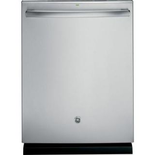 GE Top Control Dishwasher in Stainless Steel with Stainless Steel Tub and Steam PreWash GDT720SSFSS