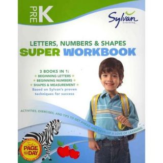 Pre K Letters, Numbers & Shapes Super Workbook