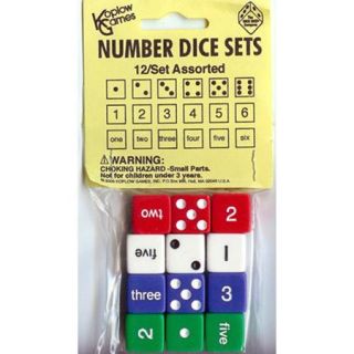 Koplow Games Inc Number Dice Set (Set of 2)