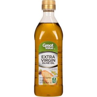 Great Value 100% Extra Virgin Olive Oil, 17 Oz