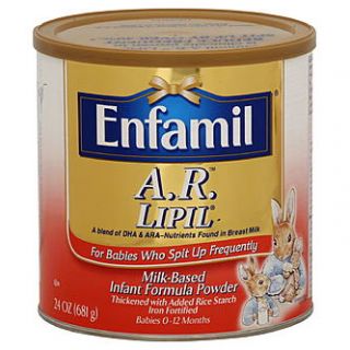Enfamil A.R. Lipil Infant Formula, Milk Based, Powder, 24 oz (681 g