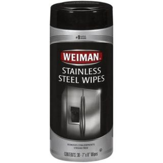 Weiman Stainless Steel Wipes, 30ct