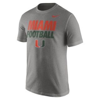 Nike College Cotton Practice (Miami) Mens T Shirt