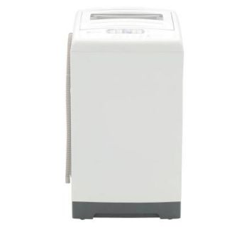 Magic Chef Compact 1.6 cu. ft. Top Load Washer in White with Stainless Steel Tub MCSTCW16W2
