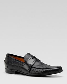 Gucci Diamante Leather Loafers