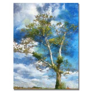 Trademark Fine Art Lois Bryan The Tree Stands Alone Canvas Art
