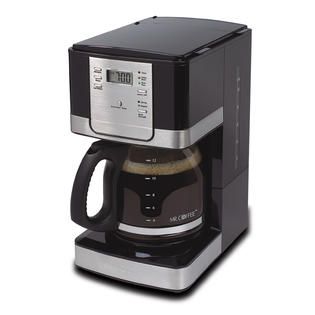 Mr. Coffee  12 Cup Programmable Coffee Maker   Stainless Steel/Black