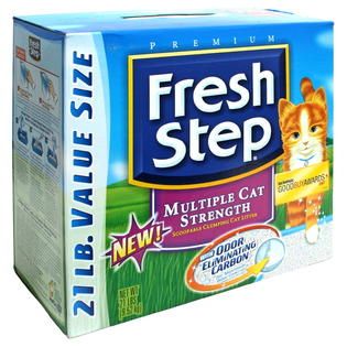 Fresh Step Premium Scoopable Clumping Cat Litter, Multiple Cat