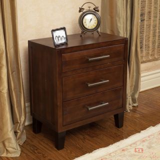 Christopher Knight Home Luna Acacia Wood Three Drawer Cabinet