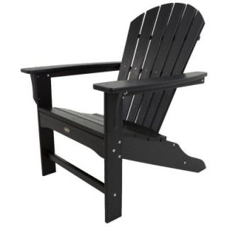 Trex Outdoor Furniture Cape Cod Charcoal Black Patio Adirondack Chair TXA15CB