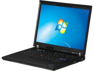 Refurbished Lenovo ThinkPad R61 15.6" Notebook with Intel Celeron 540 1.86GHz, 2GB RAM, 80GB HDD, CD RW/DVD ROM, Win7 Home (32Bit)
