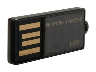 SUPER TALENT PICO C 16GB Flash Drive (USB2.0 Portable) Model STU16GPCN