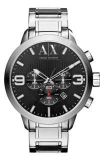 AX Armani Exchange Round Chronograph Bracelet Watch, 47mm
