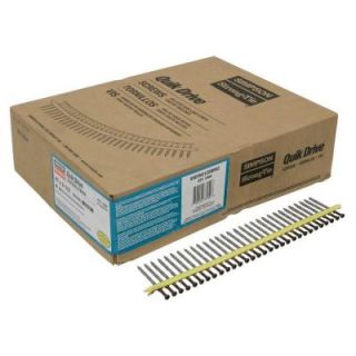 Simpson Strong Tie Quik Drive #7 2 1/2 in. Brown 02 305 Stainless Steel Trim Head Collated Decking Screw (1,000 per Box) SSDTH212SBR02