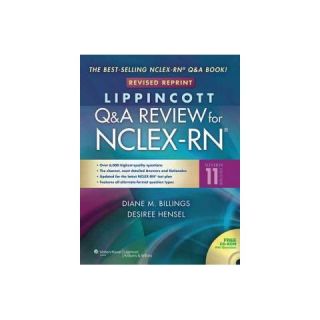 Lippincott Q&A Review for NCLEX RN (Revised / Reprint) (Mixed media