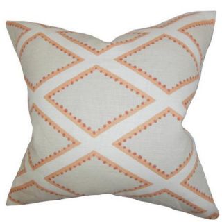 The Pillow Collection Alaric Geometric Cotton Throw Pillow
