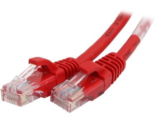 C2G 15190 5ft Cat5E 350 MHz Snagless Patch Cable   Red