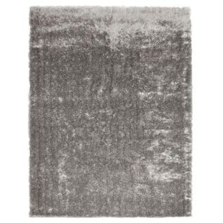 Lanart Silk Reflections Grey 8 ft. x 10 ft. Area Rug SILKRE810GY