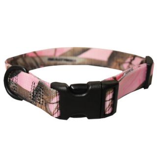 Scott Pet Adjustable Nylon Collar X Large 1W x 18 26Dia. Pink Realtree 766275