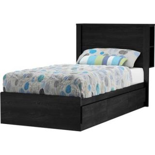 South Shore Fynn Twin Mates Bed and Headboard Set, Multiple Finishes