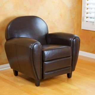 Kennedy Brown Bonded Leather Club Chair