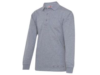 Tru Spec 24 7 Series Polo Shirt Long Sleeve Heather Grey XXL 4356007