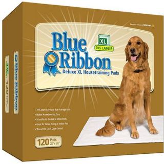 Blue Ribbon Deluxe XL Dog Pads, 120 Count