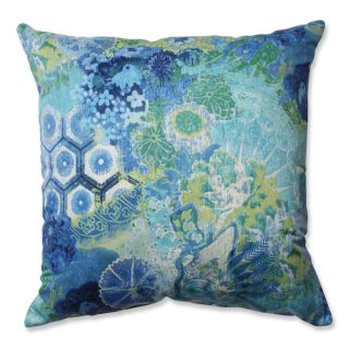 Pillow Perfect Windflower Sapphire Throw Pillow   17098375  