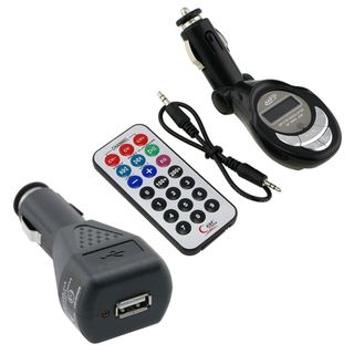 BasAcc Car Charger/ FM Transmitter Set