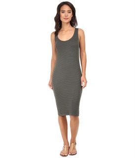 Splendid Column Midi Dress Heather Grey