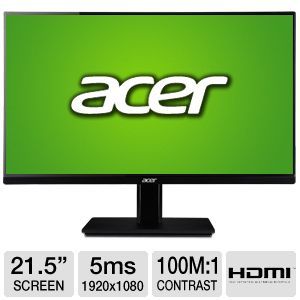 Acer H226HQLbid 22 Widescreen IPS LED Monitor   1920 x 1080, 1000000001, 5ms, HDMI, DVI, VGA, Energy Star    UM.WH6AA.002
