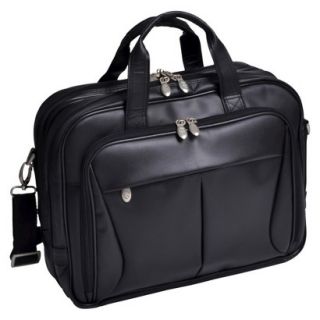 McKleinUSA Pearson Expandable Double Compartment Briefcase   Black (17