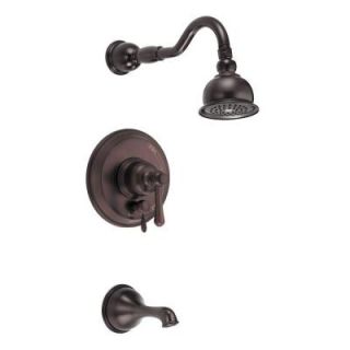 Danze Opulence 1 Handle Pressure Balance Tub & Shower Faucet with Valve in Oil Rubbed Bronze DISCONTINUED D502157RB
