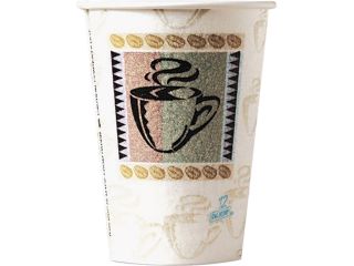 Dixie 5338CD PK PerfecTouch Hot Cups, Paper, 8 oz., Coffee Dreams Design, 50/Pack