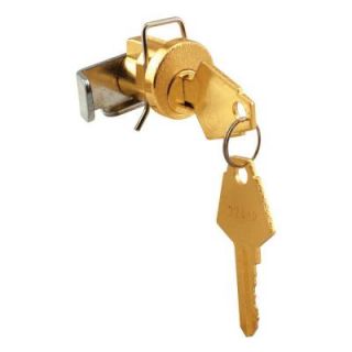 Prime Line 1 in. 5 Pin Brass Face Counter Clockwise Mail Box Lock S 4054