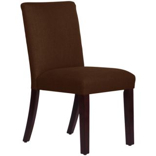 Skyline Furniture Uptown Dining Chair in Linen Chocolate  