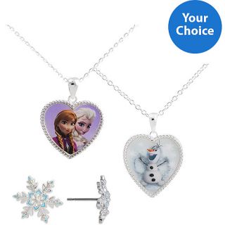 Disney Frozen Pendants & Earrings 12 Styles, Your Choice of Any 2