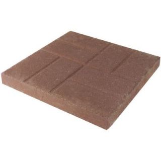 Oldcastle 16 in. x 16 in. Brickface Tan Square Concrete Step Stone 10050380