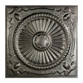 Great Lakes Tin Toronto 2 ft. x 2 ft. Lay in Tin Ceiling Tile in Argento Y59 07