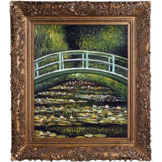 Claude Monet White Water Lilies, 1899 Hand Painted Framed Canvas Art
